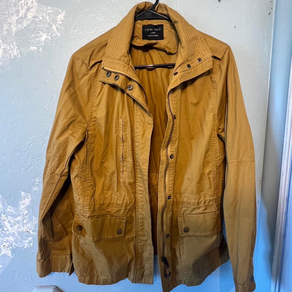 Love Tree Mustard Yellow Jacket (Small)